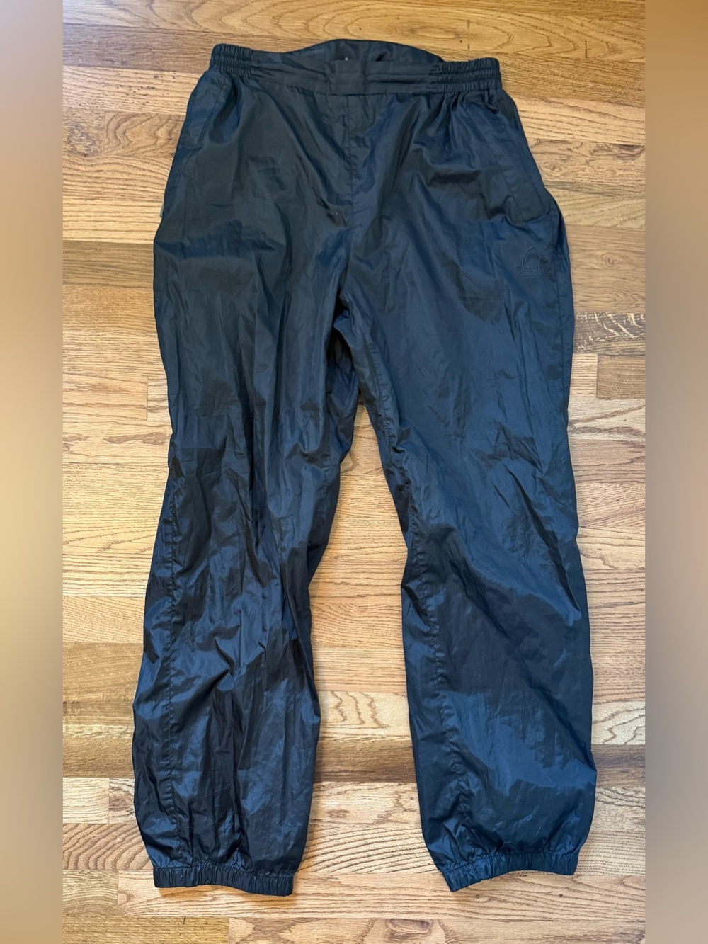 Sierra Designs Women's Windbreaker Rain Pants, Black, Large